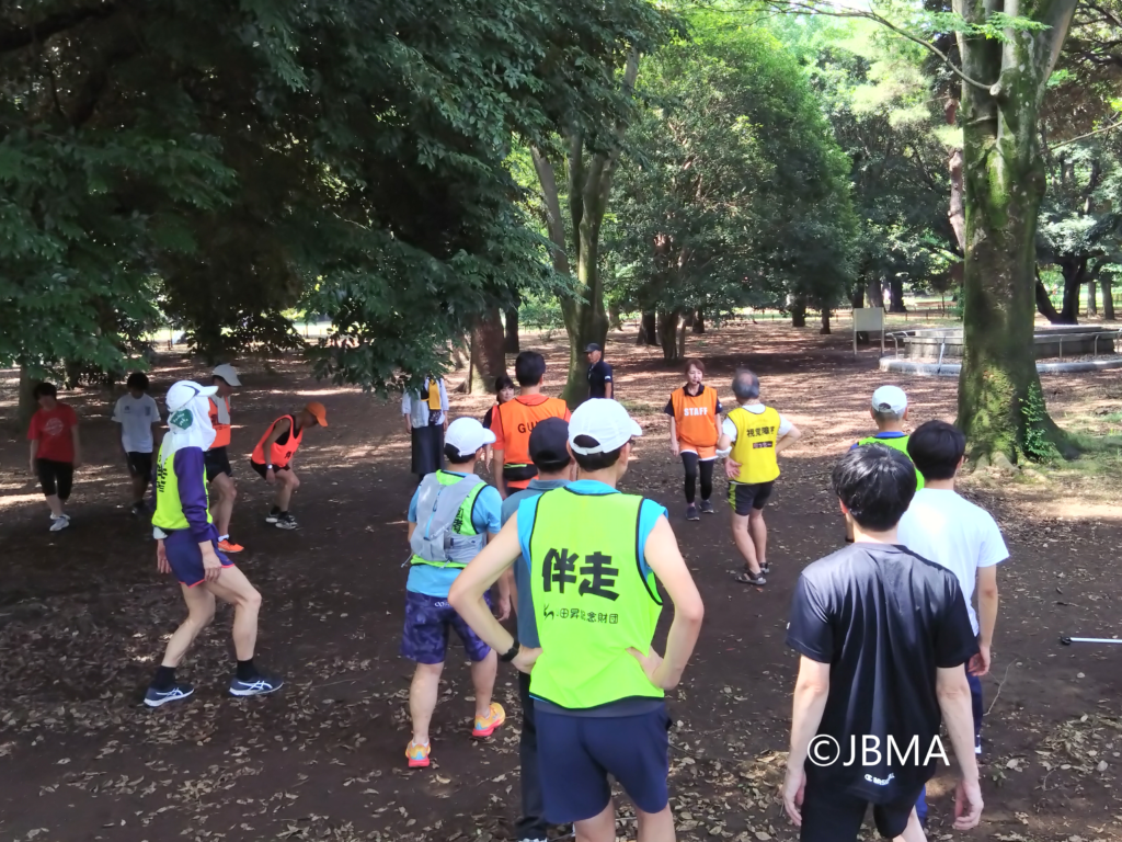 準備運動の様子