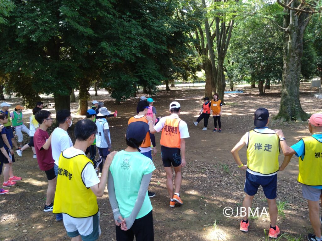 入念に準備運動